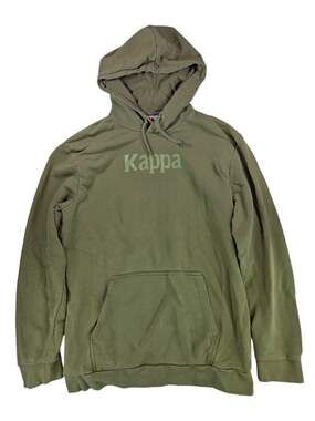 Kappa | Green Kappa Pullover Hoodie | Size XXL